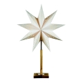 Markslöjd 700323 - Božićna dekoracija SOLVALLA 1xE14/25W/230V bela 65 cm
