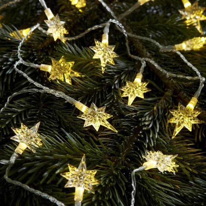 Markslöjd 702935 - LED Božićne lampice STJÄRNA 20xLED/3xAA 1,9m topla bela