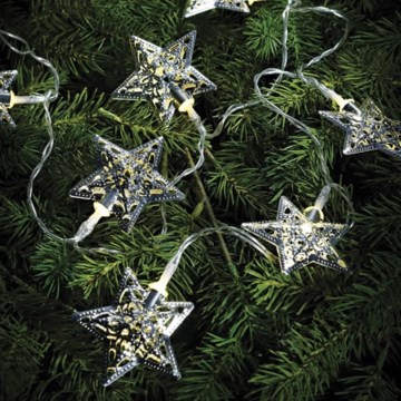 Markslöjd 703173 - LED božićna girlanda LILLAN LED/3xAA 2,1m topla bela