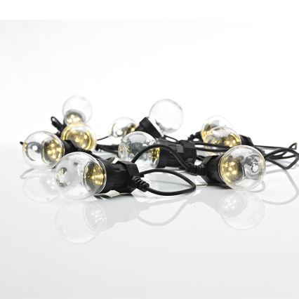 Markslöjd 703181 - LED božićni niz DAKKE za spoljašnju upotrebu, 10x LED, 7,5 m, IP44, toplo belo