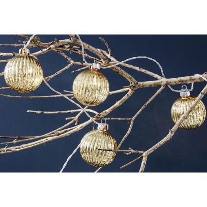 Markslöjd 703781 - LED Božićne lampice BIGSOLO 10xLED/3xAA 1,65m topla bela
