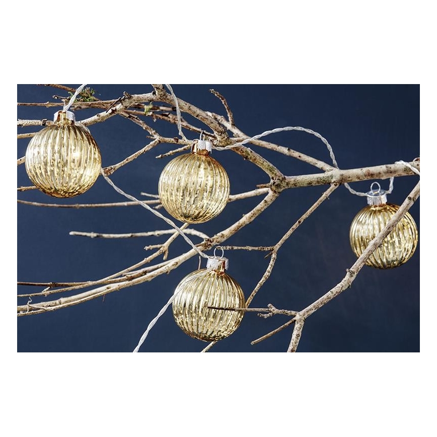 Markslöjd 703781 - LED Božićne lampice BIGSOLO 10xLED/3xAA 1,65m topla bela