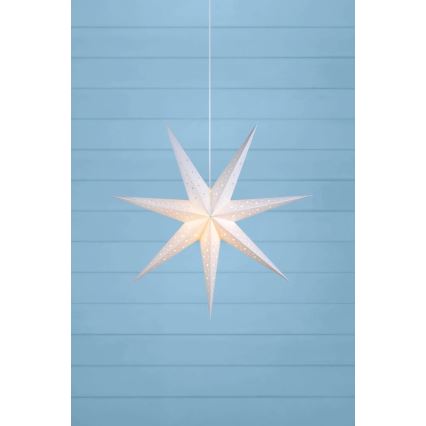 Markslöjd 703876 - Božićna dekoracija SOLVALLA 1xE14/25W/230V prečnik 75 cm bela