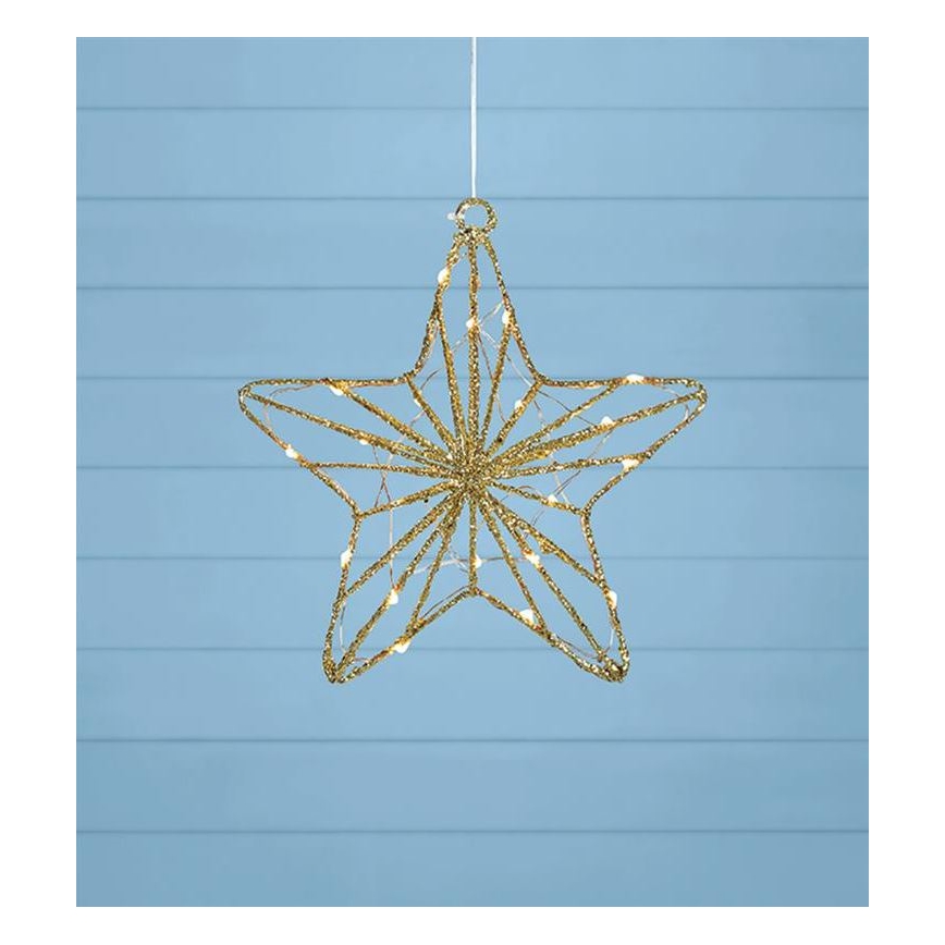 Markslöjd 703903 - LED božićna dekoracija ELISE LED/0,6W/230V zlatna