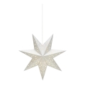 Markslöjd 704416 - Božićna dekoracija SOLVALLA 1xE14/25W/230V, srebrna, 45 cm