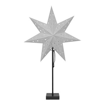 Markslöjd 704455 - Božićni ukras SOLVALLA 1xE14/25W/230V srebrno 69 cm