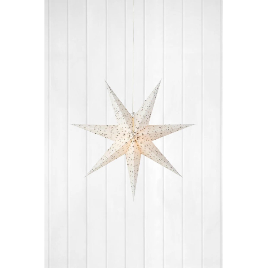 Markslöjd 704910 - Božićna dekoracija OLIVIA 1xE14/6W/230V 75 cm bela