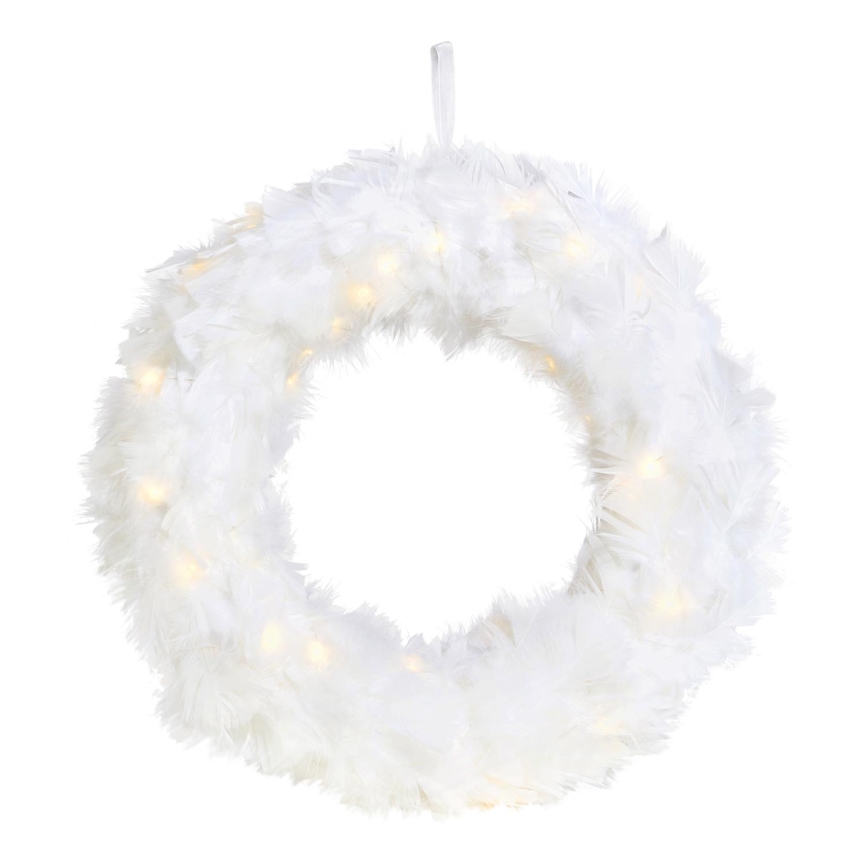Markslöjd 705290 - LED Božićni venac FEATHER LED/1,2W/3xAA pr. 35 cm