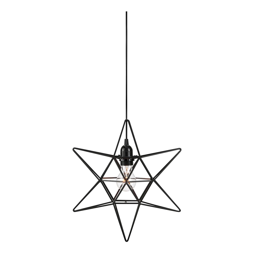 Markslöjd 705299 - Božićna dekoracija CONTOUR 1xE27/40W/230V crno