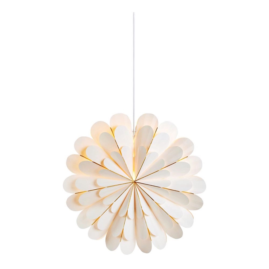 Markslöjd 705306 - Božićna dekoracija MARIGOLD 1xE14/25W/230V 45 cm bela