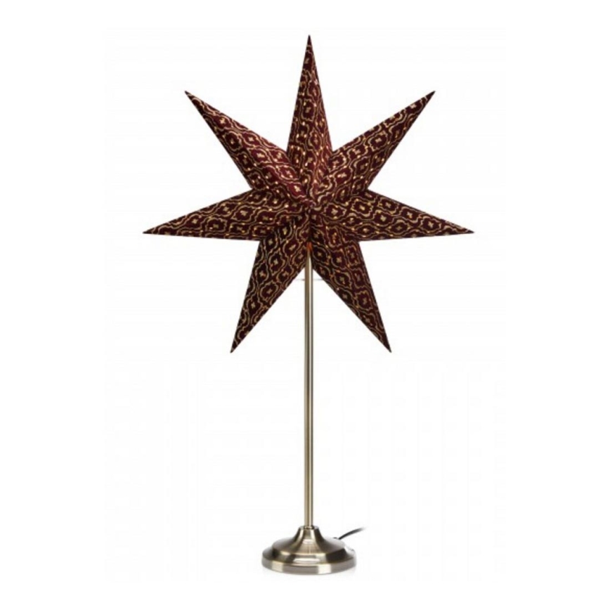 Markslöjd 705313 - Božićna dekoracija BAROQUE 1xE14/25W/230V 65 cm braon