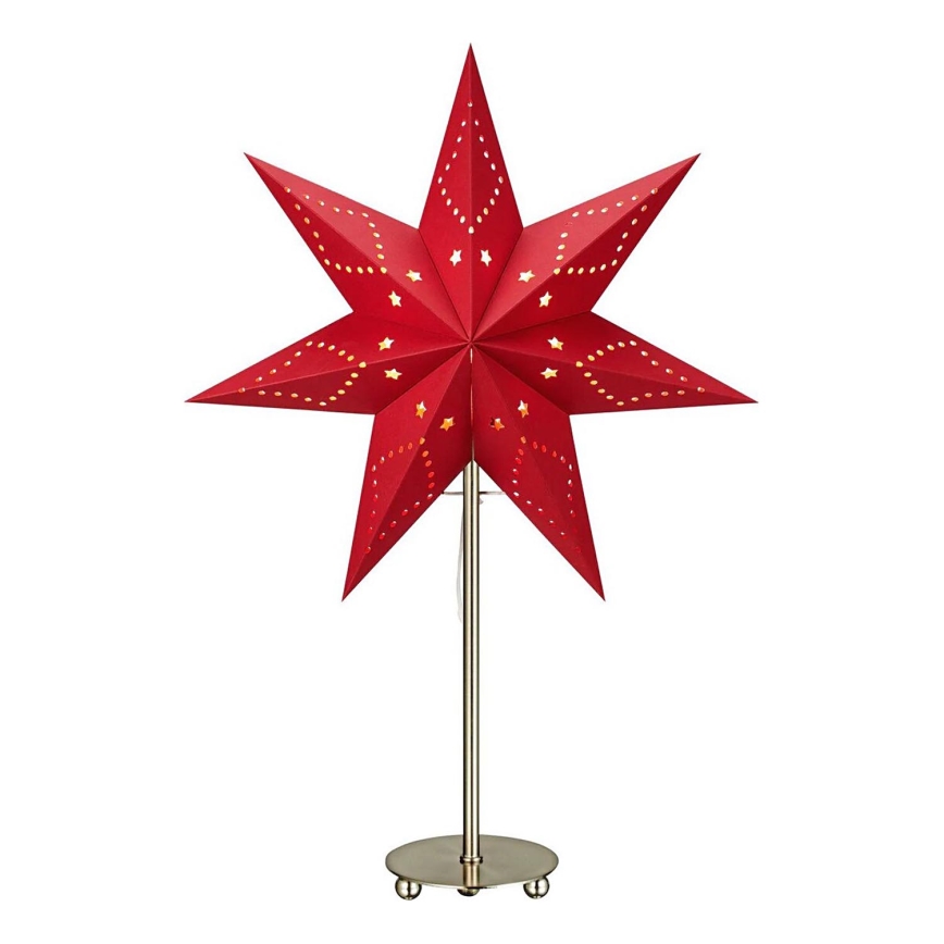 Markslöjd 705544 - Božićna dekoracija SATURNUS 1xE14/25W/230V 35 cm crveno