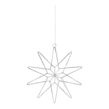 Markslöjd 705750 - LED božićna dekoracija GLEAM LED/0,6W/3xAA srebrna