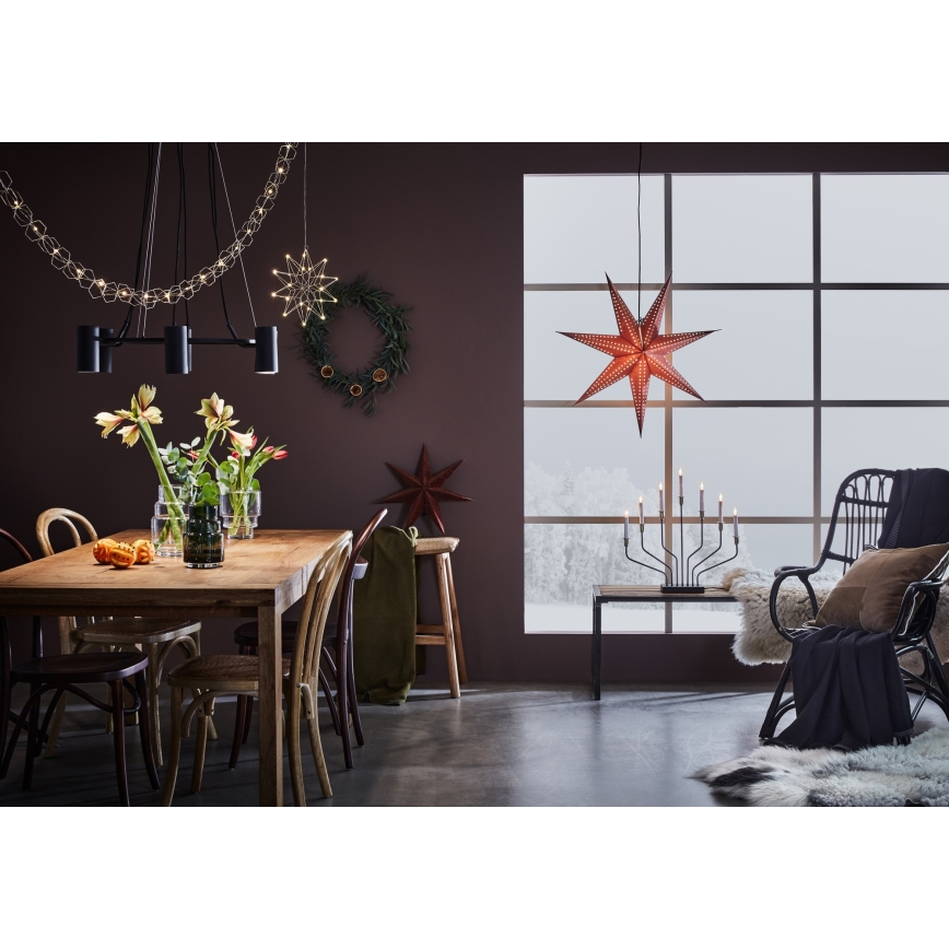 Markslöjd 705753 - LED Dekorativni lanac SERVE LED/3xAA 1,9m srebrno