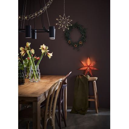 Markslöjd 705753 - LED Dekorativni lanac SERVE LED/3xAA 1,9m srebrno