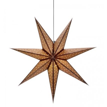 Markslöjd 705792 - Božićna dekoracija GLITTER 1xE14/25W/230V Ø 75 cm brončana