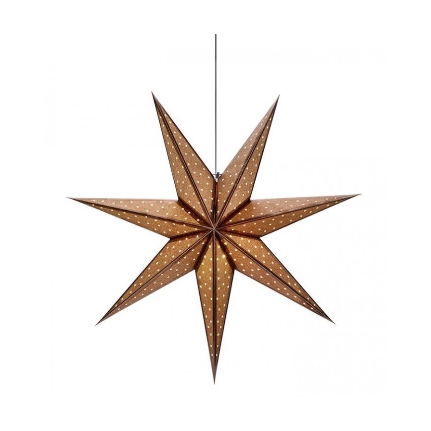 Markslöjd 705793 - Božićna dekoracija GLITTER 1xE14/25W/230V prečnika 45 cm bronzana