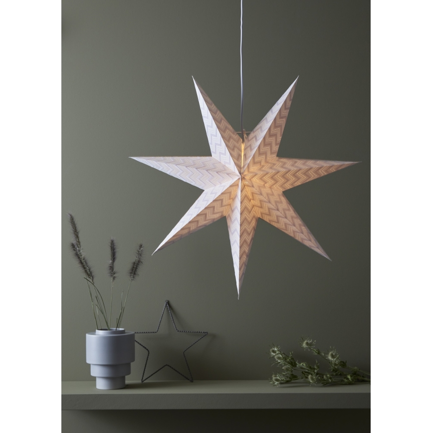 Markslöjd 705805 - Božićna dekoracija ADMIRA 1xE14/25W/230V pr. 45 cm kremasta