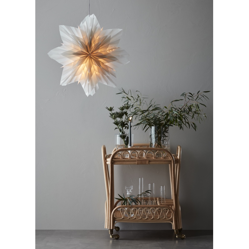 Markslöjd 705835 - Božićna dekoracija NEELA 1xE14/25W/230V pr. 60 cm sivo
