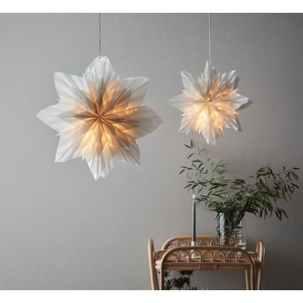 Markslöjd 705835 - Božićna dekoracija NEELA 1xE14/25W/230V pr. 60 cm sivo
