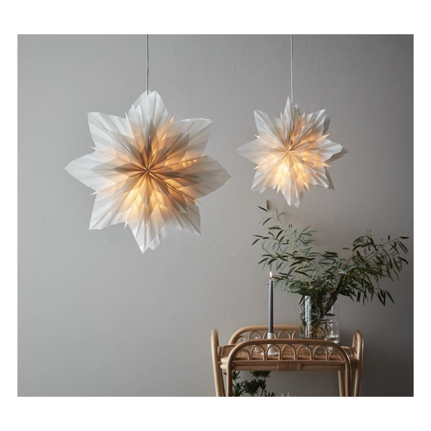 Markslöjd 705835 - Božićna dekoracija NEELA 1xE14/25W/230V pr. 60 cm sivo