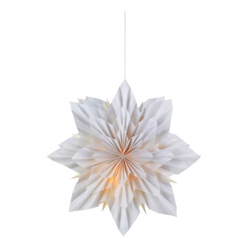 Markslöjd 705835 - Božićna dekoracija NEELA 1xE14/25W/230V prečnik 60 cm siva
