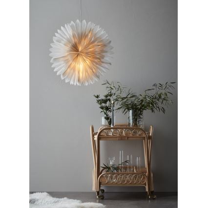 Markslöjd 705841 - Božićna dekoracija SOLINA 1xE14/25W/230V pr. 60 cm bela