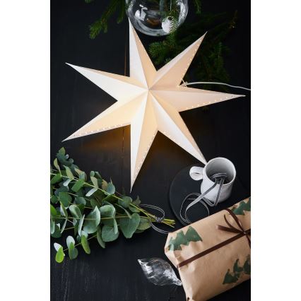 Markslöjd 705927 - Božićna dekoracija LIVELY 1xE14/6W/230V prečnik 60 cm bela
