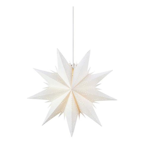Markslöjd 706047 - Božićna dekoracija DORA 1xE14/25W/230V pr. 45 cm bela