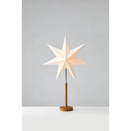Markslöjd 706213 - Božićna dekoracija SPERANZA 1xE14/6W/230V Ø 45 cm bor/krema