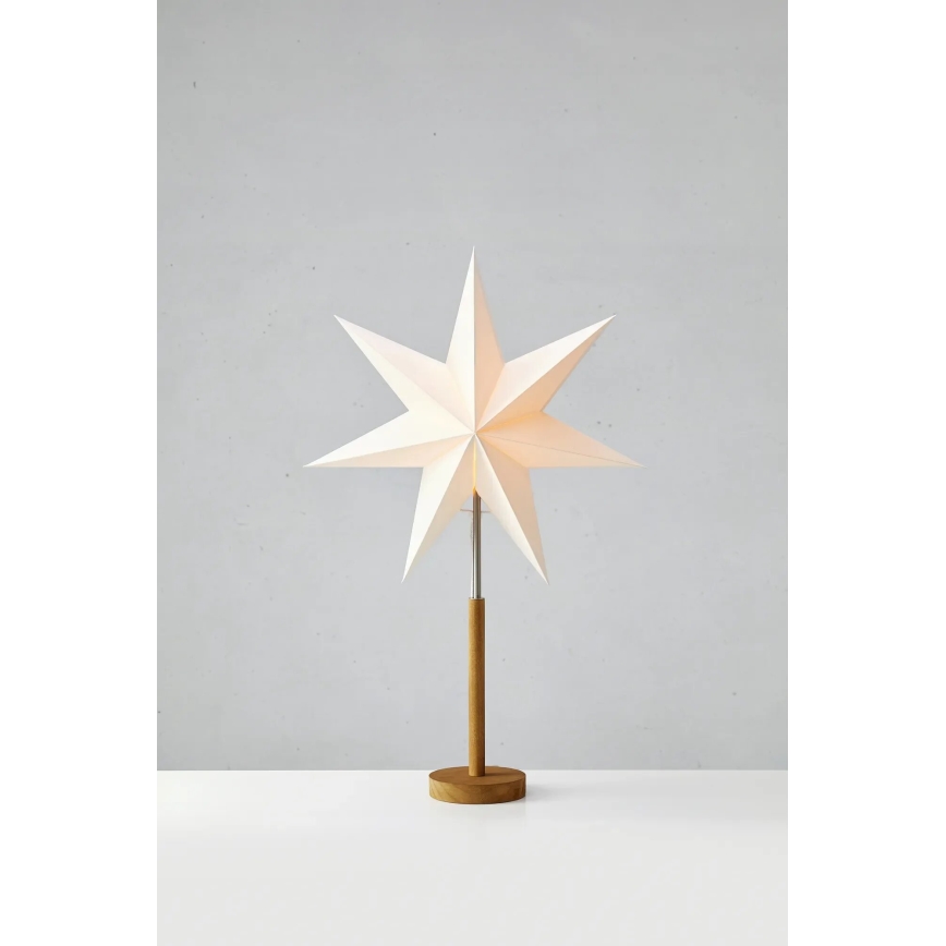 Markslöjd 706213 - Božićna dekoracija SPERANZA 1xE14/6W/230V Ø 45 cm bor/krema