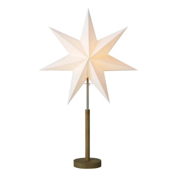 Markslöjd 706214 - Božićna dekoracija SPERANZA 1xE14/6W/230V, prečnik 45 cm, od borovine/krem