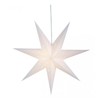 Markslöjd 8101,400 - Božićna dekoracija SATURNUS 1xE14/25W/230V prečnik 75 cm bela