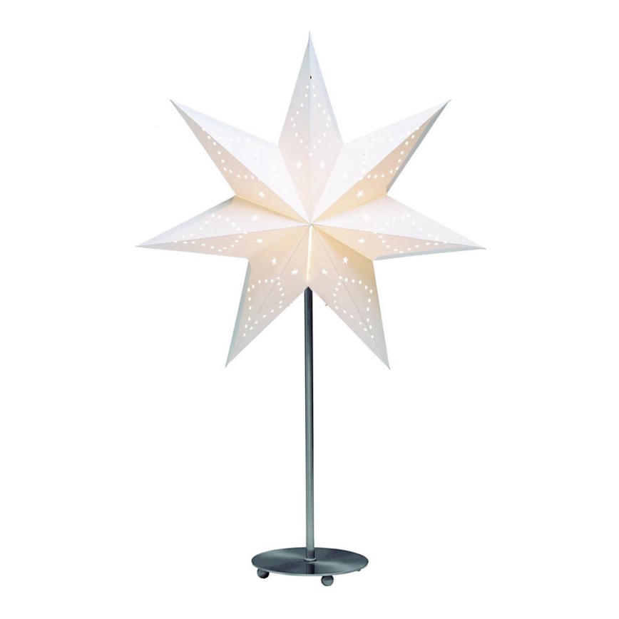 Markslöjd 8813 - Božićna dekoracija SATURNUS 1xE14/25W/230V bela 67 cm