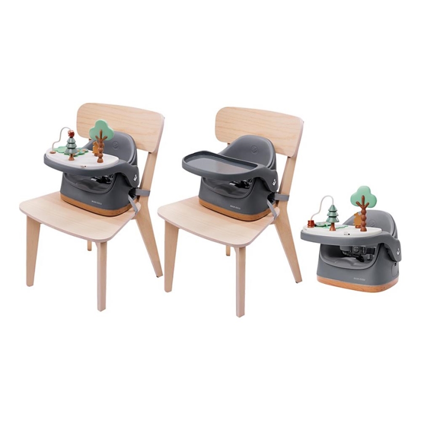 Maxi-Cosi - Dečja stolica za hranjenje 3u1 JAY PLUS siva