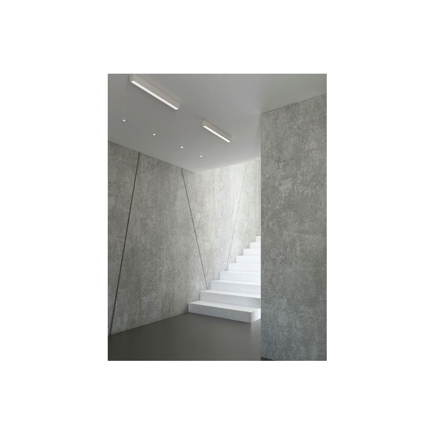 MAXLIGHT C0125D - LED Prigušiva plafonjera LINEAR LED/36W/230V 113,5 cm bela