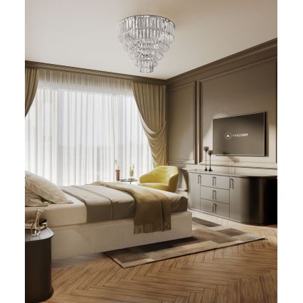 MAXLIGHT C0136 - Plafonjera MONACO 9xG9/40W/230V pr. 42 cm sjajni krom