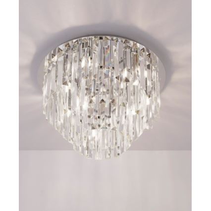 MAXLIGHT C0136 - Plafonjera MONACO 9xG9/40W/230V pr. 42 cm sjajni krom