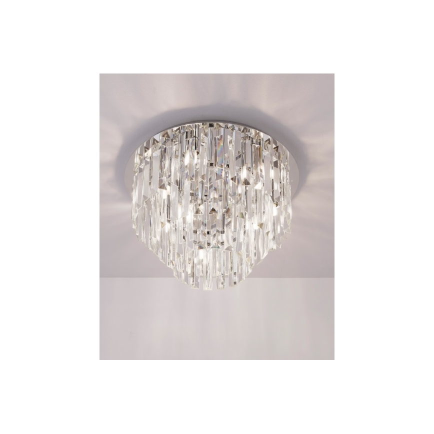 MAXLIGHT C0136 - Plafonjera MONACO 9xG9/40W/230V pr. 42 cm sjajni krom
