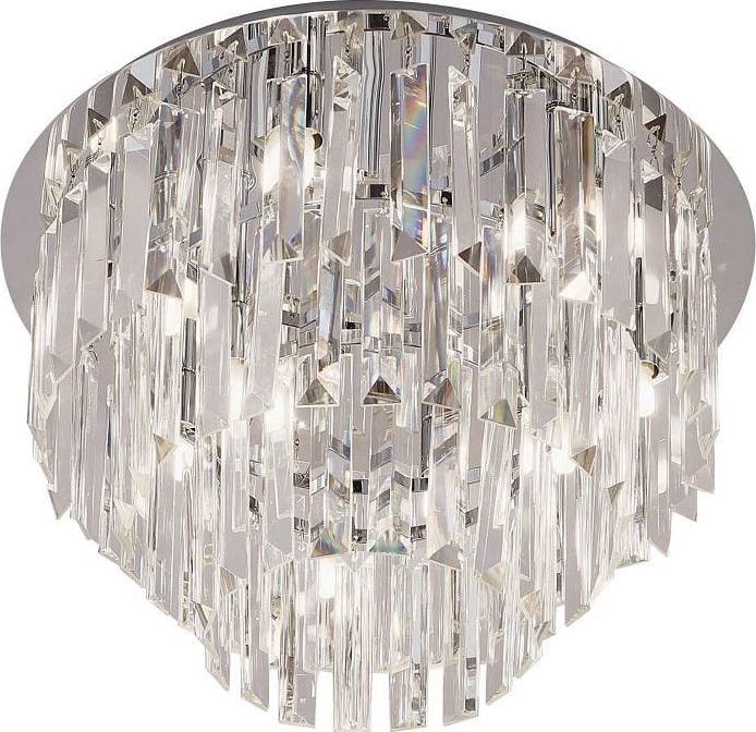 MAXLIGHT C0136 - Plafonjera MONACO 9xG9/40W/230V pr. 42 cm sjajni krom