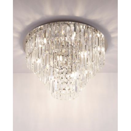 MAXLIGHT C0137 - Plafonjera MONACO 15xG9/40W/230V pr. 60 cm sjajni krom