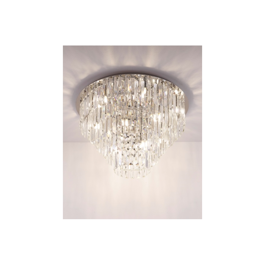 MAXLIGHT C0137 - Plafonjera MONACO 15xG9/40W/230V pr. 60 cm sjajni krom