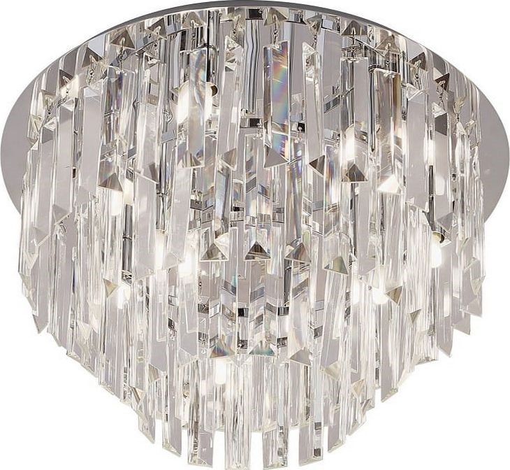 MAXLIGHT C0137 - Plafonjera MONACO 15xG9/40W/230V pr. 60 cm sjajni krom
