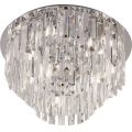 MAXLIGHT C0137 - Plafonska svetiljka MONACO 15xG9/40W/230V prečnika 60 cm sjajni hrom