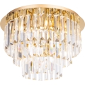 MAXLIGHT C0205 - Plafonsko svetlo MONACO 9xG9/40W/230V prečnika 42 cm zlatno