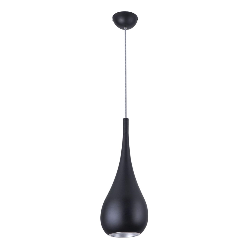 MAXLIGHT P0233 - Luster na sajli DROP 1xE27/40W/230V pr. 20 cm crno