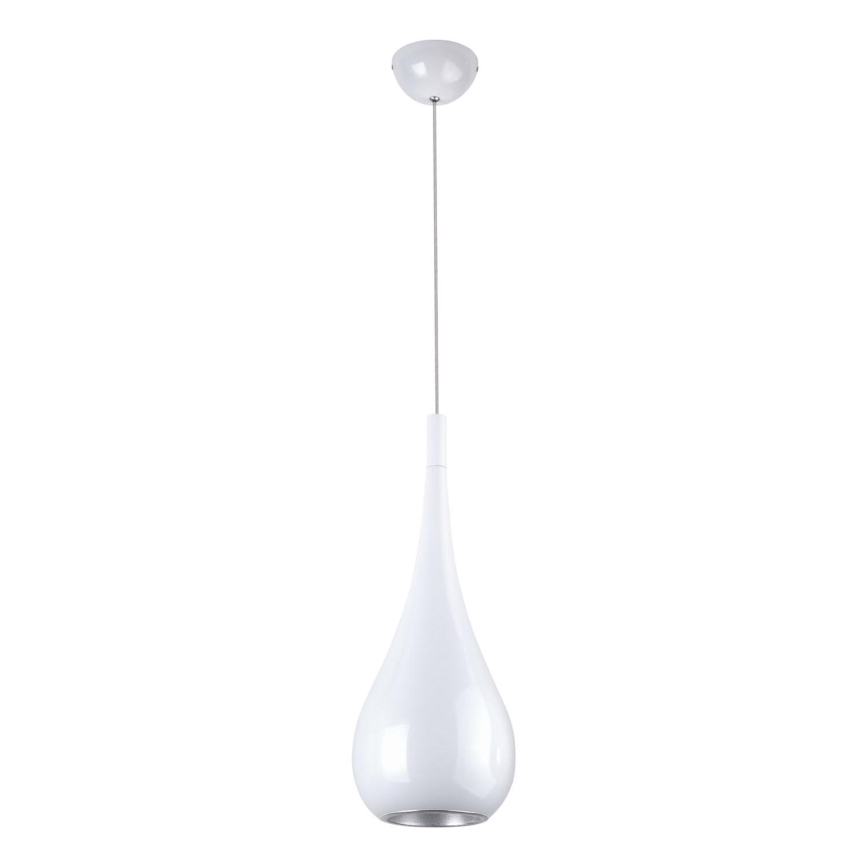 MAXLIGHT P0235 - Luster na sajli DROP 1xE27/40W/230V pr. 20 cm bela