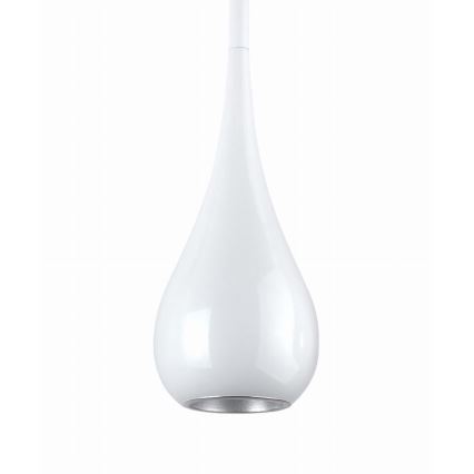 MAXLIGHT P0235 - Luster na sajli DROP 1xE27/40W/230V pr. 20 cm bela