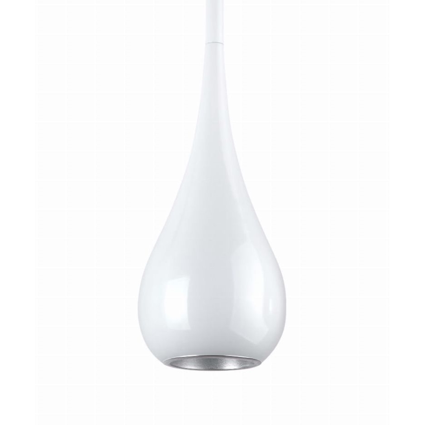 MAXLIGHT P0235 - Luster na sajli DROP 1xE27/40W/230V pr. 20 cm bela