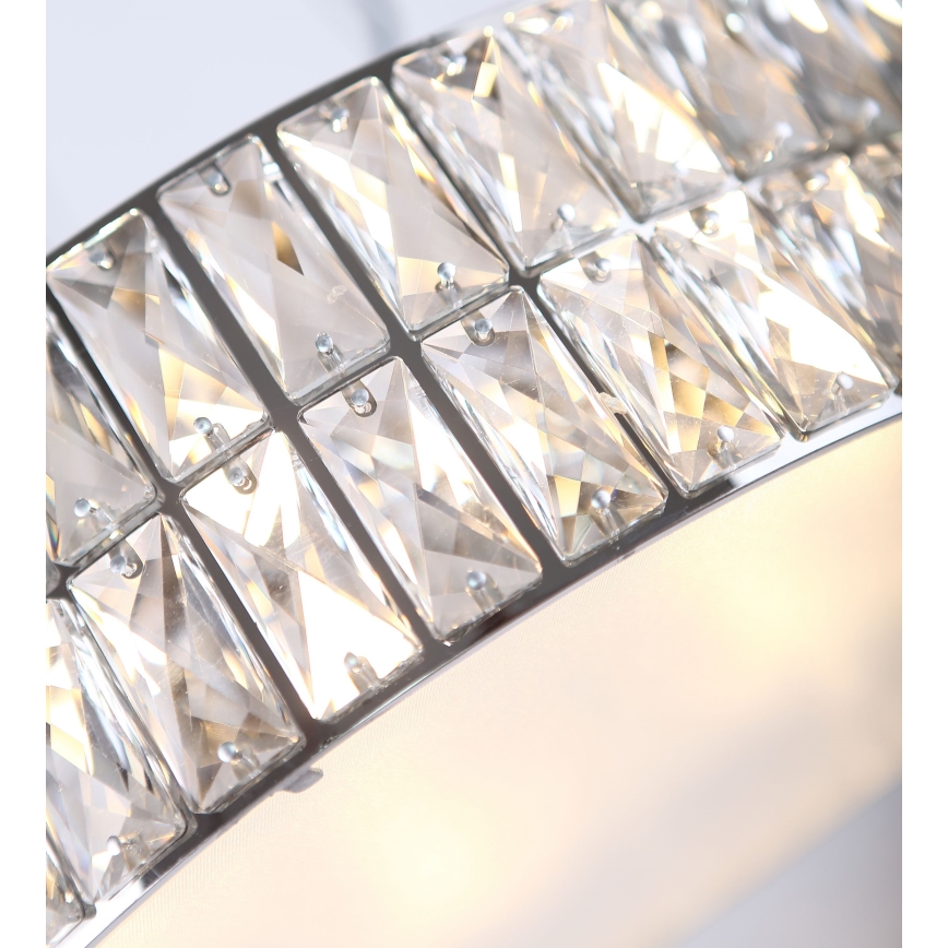 MAXLIGHT P0236 - Luster na sajli DIAMANTE 5xG9/42W/230V pr. 38 cm sjajni krom